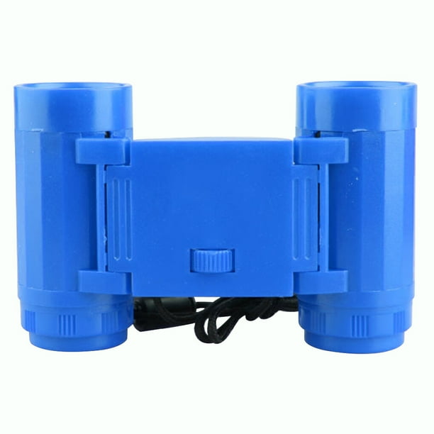 Telescopio chico portátil plegable Naiovety binoculares 2.5x aumento juguete juego guardería educación Prismáticos azul