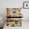 thumbnail image 5 of meiyoeat Vintage Pike Fish King Size Comforter Sets For Kids Boys,Rustic Farmhouse Hunting Comforters King Size Men,Black Reversible,3Pcs, 5 of 7
