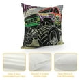 thumbnail image 4 of Monster Jam Grave Finish  Single Reversible Pillowcase Features Grave Digger, Megalodon, &amp; El Toro Loco - Double-Sided Kids Super Soft Bedding, 4 of 5