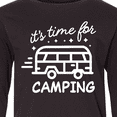 thumbnail image 4 of Inktastic It's Time For Camping with Camper Long Sleeve Youth T-Shirt, 4 of 5
