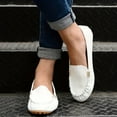 thumbnail image 4 of Women's Pointed Toe Ballet Flats Dress Flats Comfort Dressy Flats Shoes Comfort Walking Boat Shoes White 6.5, 4 of 4