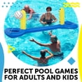 thumbnail image 2 of Perfect Life Ideas Inflatable Volleyball Pool Net, 2 of 6