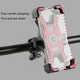thumbnail image 5 of Secure Universal Bike Phone Mount - Shock Absorbing Handlebar Holder for Navigation and Music Control, 5 of 6