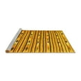 thumbnail image 2 of Ahgly Company Machine Washable Indoor Square Oriental Yellow Traditional Area Rugs, 3' Square, 2 of 4