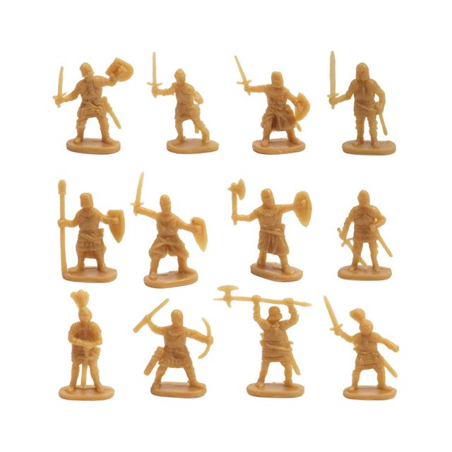 Tholdsy Paquete de 100 niños de 4 a 6 años de edad modelo de simulación decoración de escritorio montaje regalo de cumpleaños sala de Kits de construcción modelo Oro