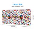thumbnail image 4 of Disketp Gaming Mouse Pad Mexican Bright Style Pattern Large Mouse Mat Long Extended Desk Pad Non-Slip Rubber Mice Pads Stitched Edges Thin Pad (11.8x31.5 Inch), 4 of 9