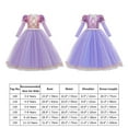 thumbnail image 4 of IBTOM CASTLE Kids Girls Princess Long Maxi Puffy Dress Halloween Christmas Cosplay Fancy Dress up Birthday Party Carnival Evening Pageant Prom Ball Gown, 4 of 4