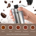 thumbnail image 4 of MSAS Manual Coffee Grinder – 40 External Adjustable Settings Ceramic Burr, Portable Stainless Steel Hand Mill for Travel & Espresso, 4 of 9