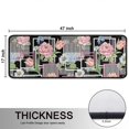 thumbnail image 5 of Kitchen Rugs Sets Of 2,Pioneer Flower Floral Print Pattern Anti Fatigue Kitchen Mat Rugs Non Slip Washable,Decorative Kitchen Floor Mats for Kitchen,Sink,Laundry,17X47 Inch, 5 of 5