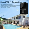 Smart Wireless Doorbell, with Video Door Bell Cameras Wireless Remote Intelligent Visual Home