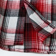 thumbnail image 4 of GXWEA Mens Shirt Plaid Shirt Men Mens Flannel Shirts Long Sleeve Lightweight Plaid Shirt Casual Button Down Shirts Jacket XXXXXL, 4 of 9