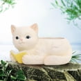 thumbnail image 4 of Gato de resina Escultura Arte Regalos de vacaciones Gatos de escritorio Macetas para estantería de oficina JShteea El nuevo, 4 of 9