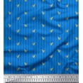 thumbnail image 1 of Soimoi Cotton Duck Fabric Leaves,Flower Bud & Stripe Decor Fabric Printed Yard 56 Inch Wide, 1 of 3