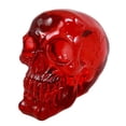 thumbnail image 6 of Occult Witchcraft Shrine Blood Red Acrylic Resin Translucent Skull Figurine 6"L, 6 of 8