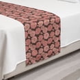 thumbnail image 2 of Floral Bed Runner, Top View Illustration of Blossoming Chrysanthemums, Decorative Accent Bedding Scarf for Hotels Homes and Guestrooms, Twin, Pink Blush, by Ambesonne, 2 of 2