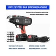thumbnail image 2 of Rebar Tying Machine 14.4V 4.0Ah, Automatic Rebar Tier Binding Machine With 2 Battery Wire Pliers Electric Strapping Machine ,Widely Used, 2 of 7