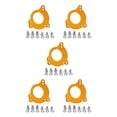 thumbnail image 3 of Maoww Adaptateur de Vélo Plaque Guide-Chaîne Alliage d'Aluminium Conversion Pièces de Rechange Vélo Accessoire de Réparation Portable Or 5ensemble, 3 of 6