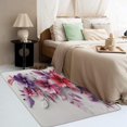 thumbnail image 3 of Cosmos Flower Rug 3x4 Area Rugs, Floral Rugs for Entryway, Modern Carpet for Bedroom Living Room, Machine Washable Non-Slip Indoor Door Mat, Soft Low Pile Area Rug, Small Decorative Rug w&fc374, 3 of 7