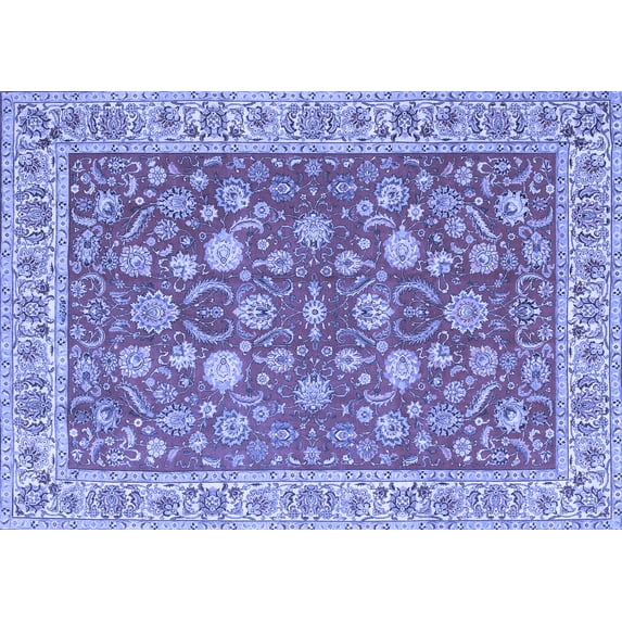 Ahgly Company Indoor Rectangle Persian Blue Traditional Area Rugs, 2' x 5'