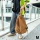 thumbnail image 5 of Bolsa Mochila japonesa Mujeres Hombres Lona Sólido Viaje Estudiante Mochila (Marrón) JShteea Para Estrenar, 5 of 8