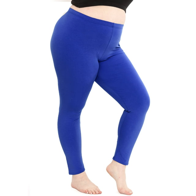 Leggings en Coton Longueur Cheville pour Femmes et Tailles Plus