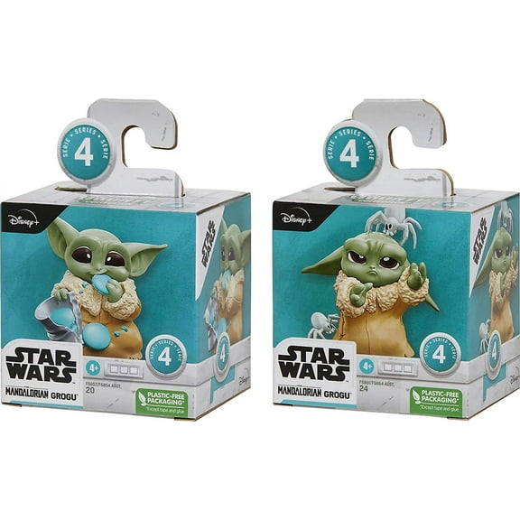 STAR WARS The Bounty Collection Series 4, 2-Pack Grogu Collectible Figures, 2.25-Inch-Scale Pesky Spiders