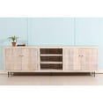 thumbnail image 6 of Sarah 4-Door Media Cabinet in Transitional Ivory Finish Solid Wood on Iron Base, 6 of 6