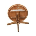 thumbnail image 6 of 36" Solid Wood Round Top Pedestal Table with 12" Leaf in Oak - 30.1" H, 6 of 13