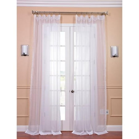 EFF White Poly Voile Sheer Curtain Panel Pair 120inch Walmart.com EFF White Poly Voile Sheer Curtain Panel Pair 120inch Walmart.com