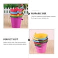 thumbnail image 3 of MasteelfCA 6pcs Interesting Mini Bucket Toy Child Sand Buckets Tinplate Beach Bucket, 3 of 7