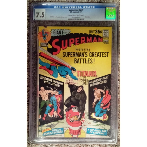 Superman #239 - CGC 7.5 Comic Book