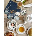 thumbnail image 2 of Navy Blue Pumpkins Fall Kitchen Dish Towels for Drying Dishes Set of 3, Thanksgiving Gold Eucalyptus Leaf Waffle Weave Microfiber Hand Tea Bathroom Towels Quick Dry & Absorbent Towel 15.7x23.6, 2 of 7