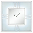 thumbnail image 2 of ACME Noralie Wall Clock in Mirrored and Faux Diamonds, 2 of 5