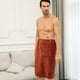 thumbnail image 1 of RKSTN bath towels Men's Bath Towel Beach Towel Wearable Bath Towel Soft And Absorbent Avoid Exposure Men's Bath Skirt With Pockets Three Colors 55.1x27.5in, 1 of 6