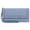 Light blue, variant on TAZAG retro PU leather clutch bag for women new fashion rivet design tri-fold wallet