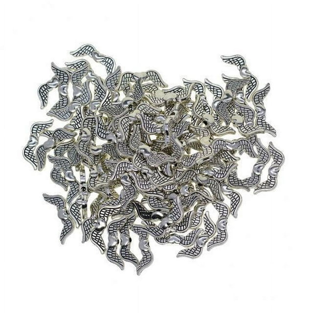 GUOOL 5x100 Pieces 20mm Tibetan wing Spacer Beads DIY Jewelry Making 5 Pcs