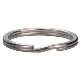 Hillman 5/8 in. D Tempered Steel Silver Split Rings/Cable Rings Key Ring Hillman 5/8 in. D Tempered Steel Silver Split Rings/Cable Rings Key Ring