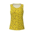 thumbnail image 4 of Easygdp Ducky Cartoon Animal Yellow Women's Workout Tank Top, Running Top, Hiking Shirt, Quick-Dry for Running, Yoga, Hiking - X-Large, 4 of 9