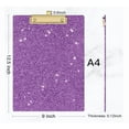 thumbnail image 2 of Acrylic Clipboards, Fashion Clip Board with Low Profile Gold Clip, Designed for Classroom School and Office Use, A4 Letter Size 9.25 X 12.7 in, 2 of 9