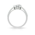 thumbnail image 2 of Heart Engagement Ring with Moissanite - 8 mm - 2 Ct - D-VS1 Grade, 10K White Gold, US 3.25, 2 of 8