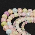 thumbnail image 4 of 30 cuentas sueltas redondas de piedras preciosas de cristal multicolor de 12 mm para joyería, 4 of 9