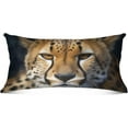 thumbnail image 2 of GZHJMY Cute Little Leopard Plush Pillow Case,Zippered Bed Pillow Pillowcases,Super Soft and Cozy Pillowcase Covers for Sleep - King Size 20x40in Home Decor, 2 of 7