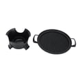 thumbnail image 3 of <p>Small Barbecue Stove, Lightweight Simple Easy Assemble Tabletop Portable Grill With Nonstick Baking Pan For Outdoor  For Picnic For Camping</p>, 3 of 7