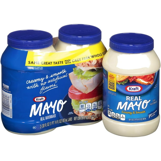 Kraft Mayo (30 oz., 2 pk.) - Walmart.com - Walmart.com