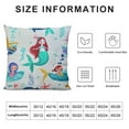 thumbnail image 5 of Sea Life Kids PillowcasesOcean Coastal Cushion Toddler Pillow Covers for Boy and Girl, Soft Breathable Travel Pillow Shams with Envelope Closure, StandardPillowcase, 5 of 5