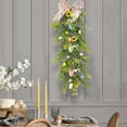 thumbnail image 4 of NANDIYNZHI Easter Egg Garland with Spring Flowers, Long Artificial Rustic Egg Floral Vine String Garland for Easter Wreath Making Spring Party Supply, 4 of 8