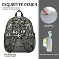 thumbnail image 5 of Tribal Folk Style Backpack for Student – Boho Bohemian Chic Retro Hippie Aesthetic Floral Pattern, Artistic and Water-Resistant for School, 5 of 6
