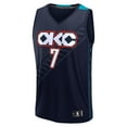 thumbnail image 2 of Youth Fanatics Chet Holmgren Navy Oklahoma City Thunder 2025/26 City Edition Fast Break Jersey, 2 of 5