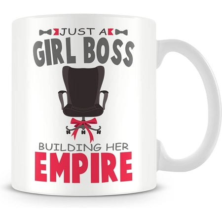 

Gift Mug for Female Boss/Manager - Just A Girl Boss Building Her Empire