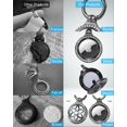 thumbnail image 4 of YUNOVA Metal AirTag Holder Keychain with Rhinestones - Shockproof Airtag Case for Apple AirTag, Diamond Airtag Accessories for Wallet/Purse/Dog Collar/Keys/Luggage Tracking (AirTag Not Included), 4 of 8